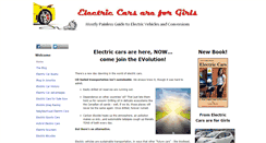 Desktop Screenshot of electric-cars-are-for-girls.com