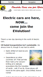 Mobile Screenshot of electric-cars-are-for-girls.com