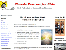 Tablet Screenshot of electric-cars-are-for-girls.com